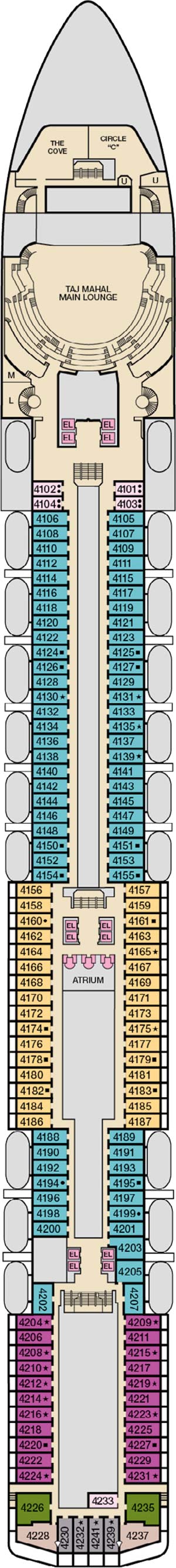Deck 4 - Main plan