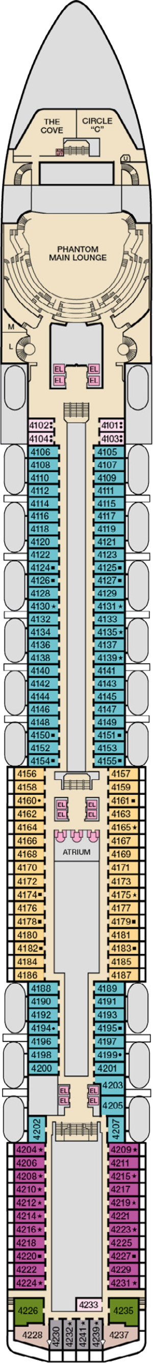 Deck 4 - Main plan