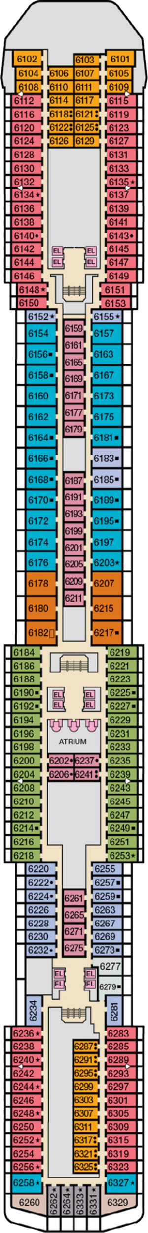 Deck 6 - Empress plan