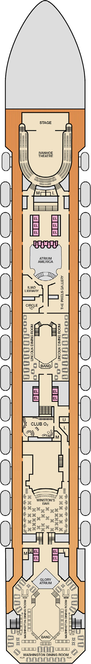 Deck 4 - Atlantic plan