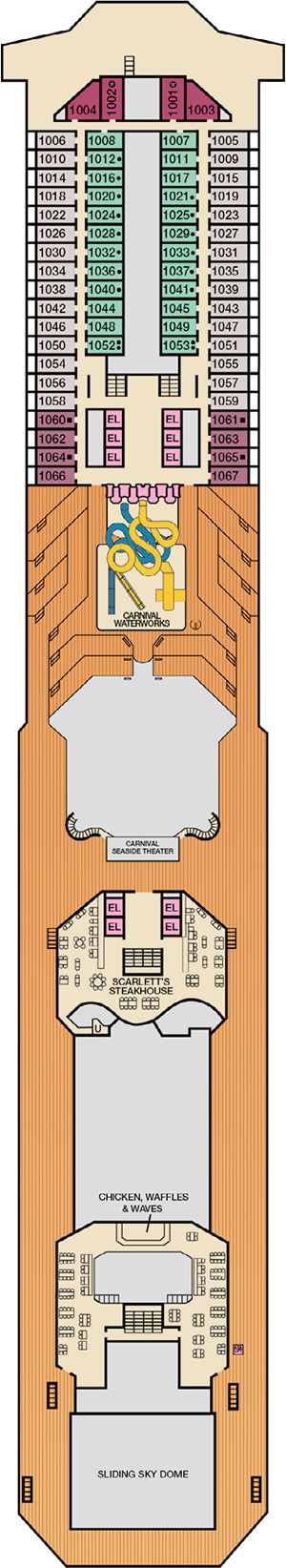 Deck 10 - Panorama plan