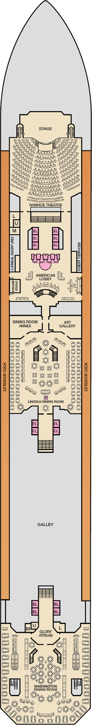 Deck 3 - Lobby plan