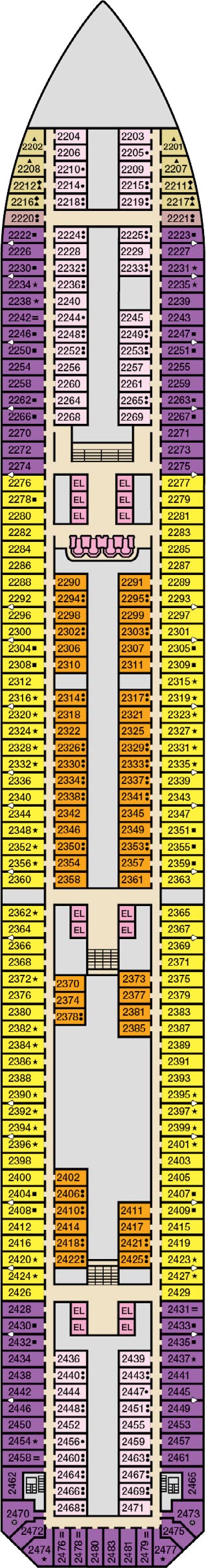 Deck 2 - Main plan