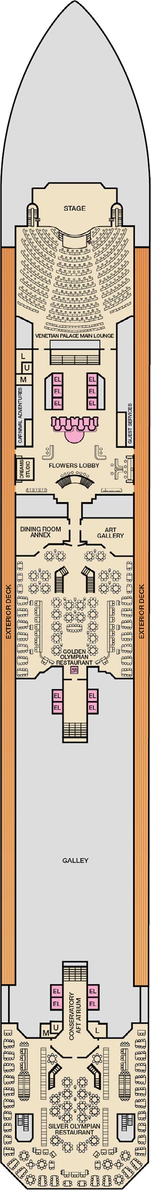 Deck 3 - Lobby plan