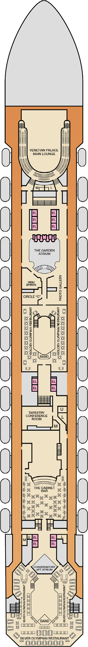 Deck 4 - Atlantic plan