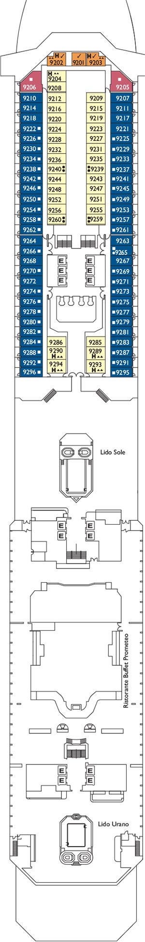 Deck 9 - Libra Deck plan