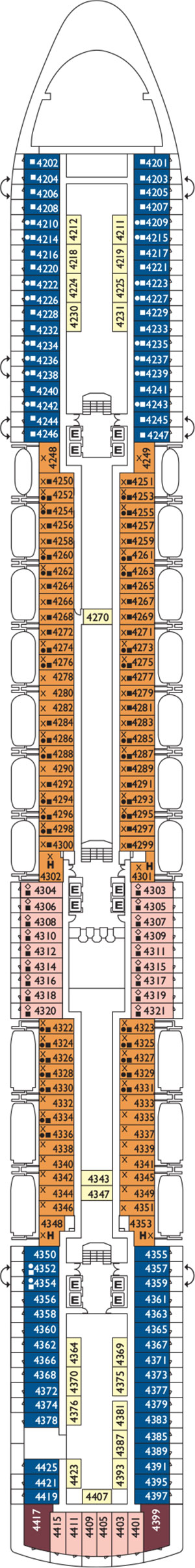Camelia Deck 4 plan