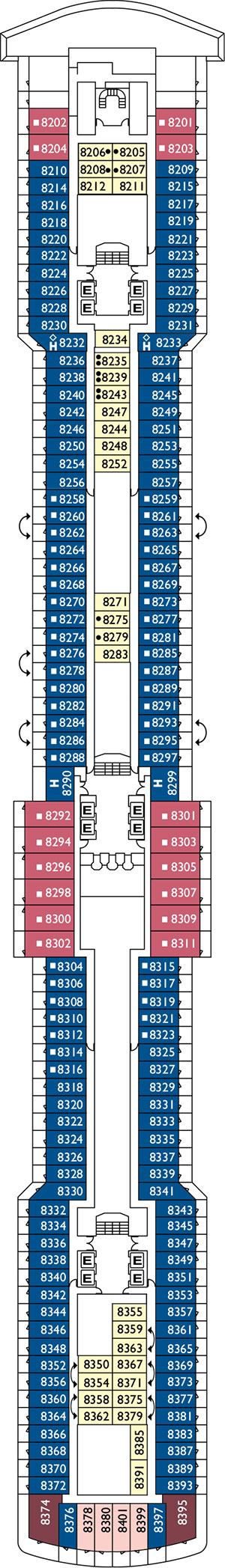 Petunia Deck 8 plan