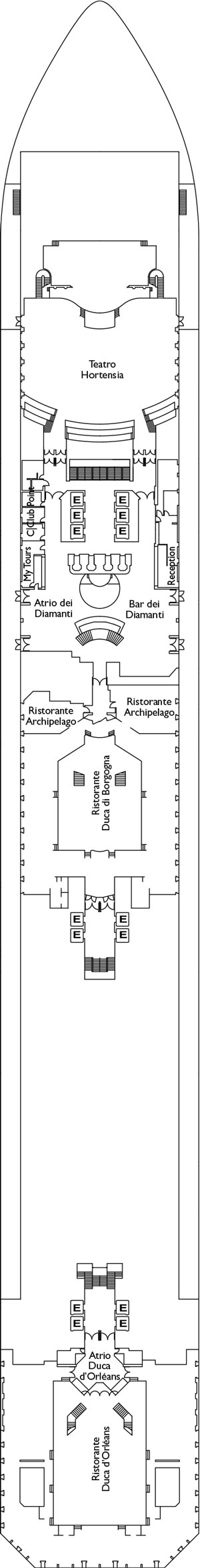 Hermitage Deck 3 plan