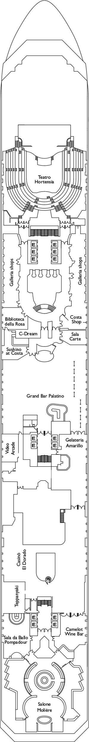 Tivoli Deck 5 plan