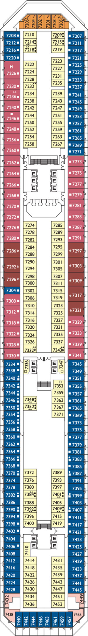 Boboli Deck 7 plan