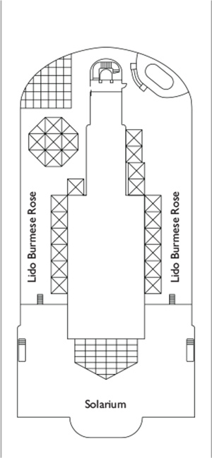 La Fenice Deck 15 plan