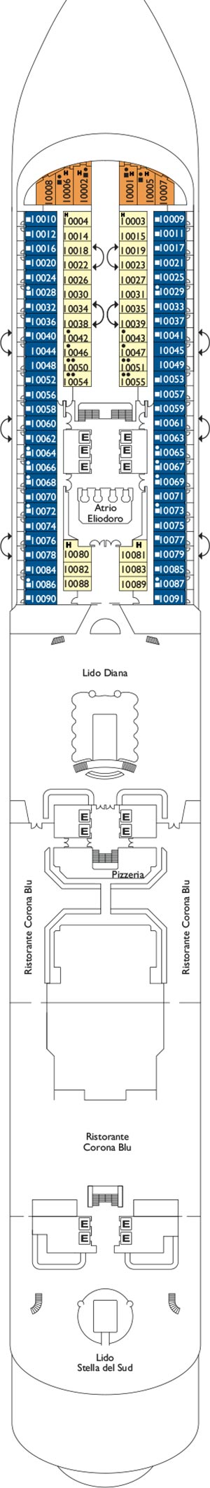 Hortensia Deck 10 plan