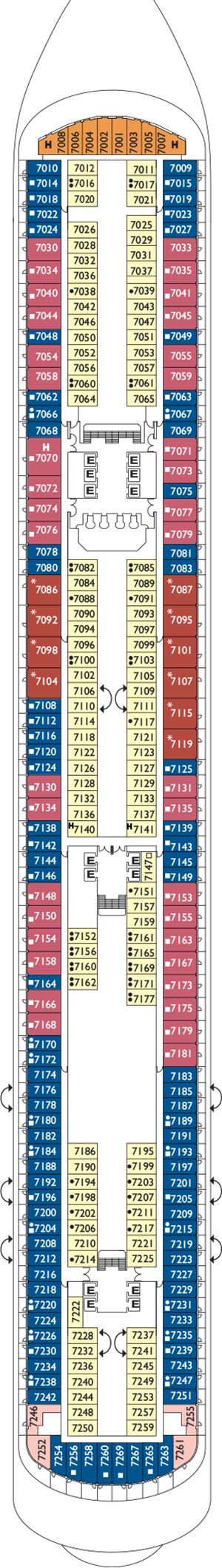 Conde Deck 7 plan