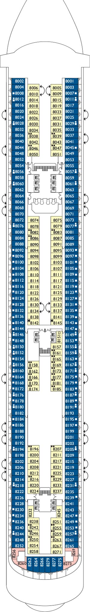 Star of India Deck 8 plan