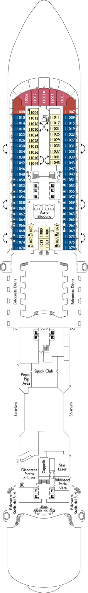 Timur Deck 11 plan