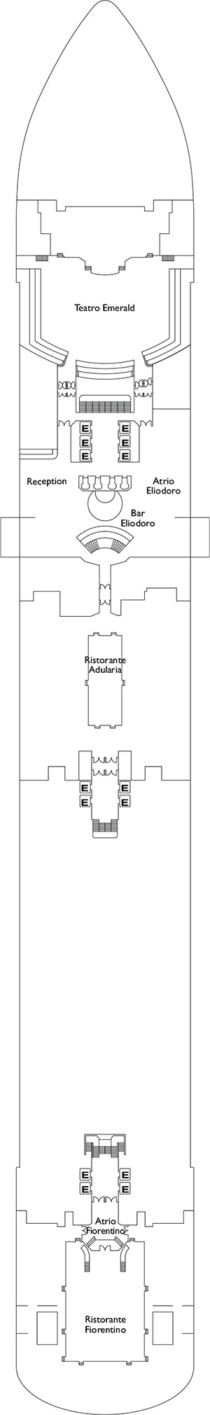Centenary Deck 3 plan