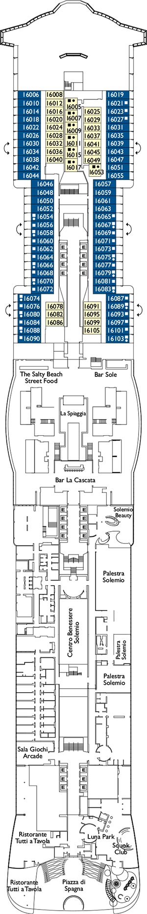 Como Deck 16 plan