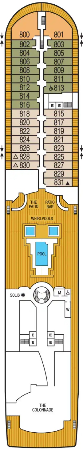 Deck 8 plan