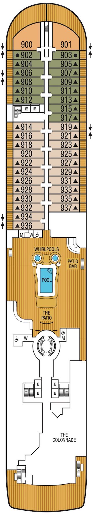 Deck 9 plan
