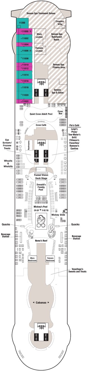 Deck 11 plan