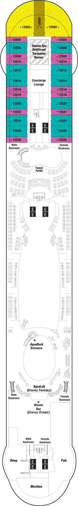 Deck 12 plan