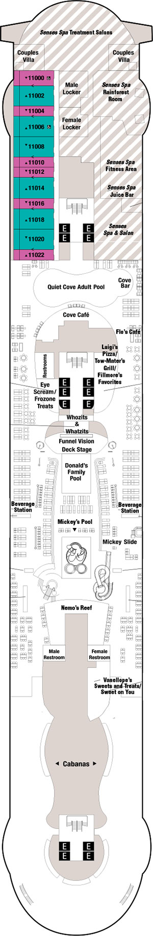 Deck 11 plan