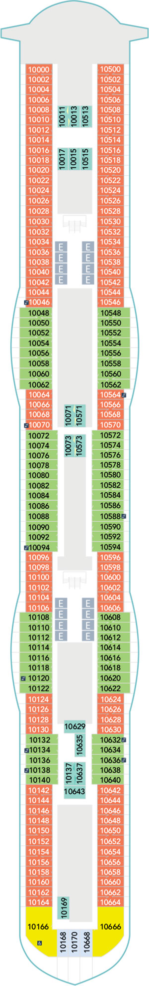 Deck 10 plan