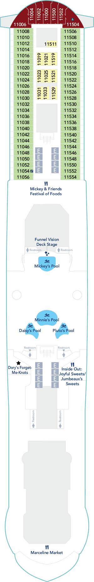 Deck 11 plan