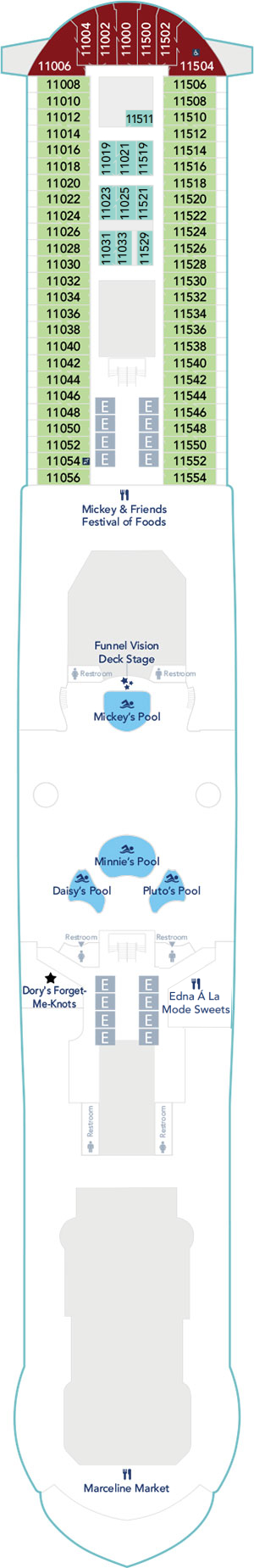 Deck 11 plan