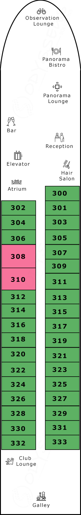 Royal Deck plan