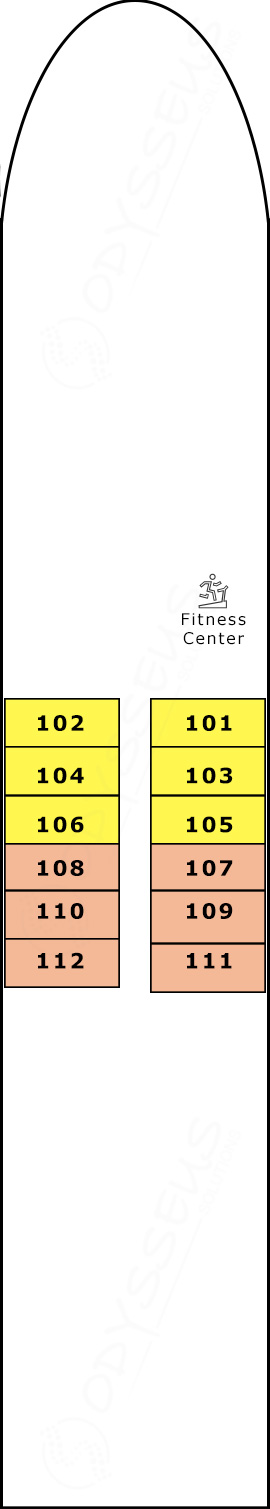 Indigo Deck plan