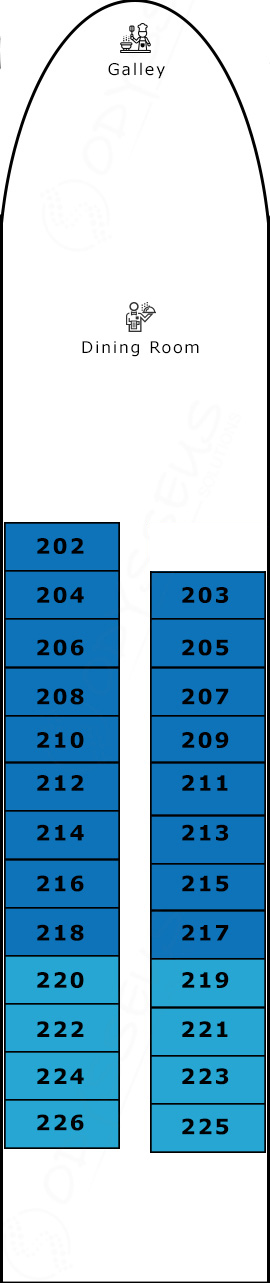 Sapphire Deck plan