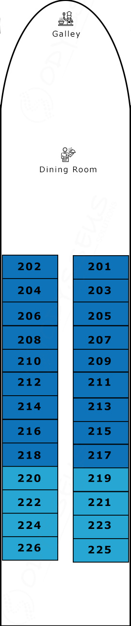 Sapphire Deck plan