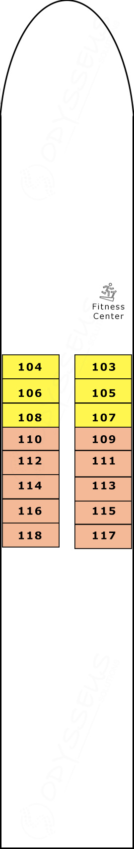 Indigo Deck plan