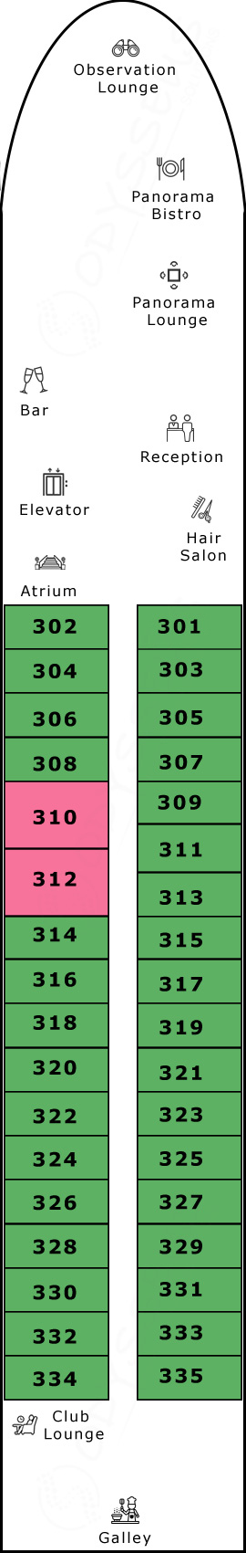 Royal Deck plan