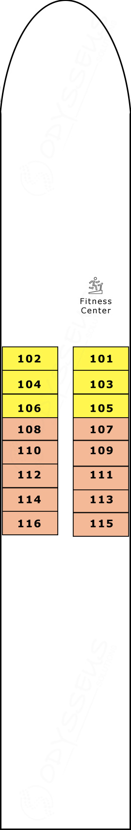 Indigo Deck plan
