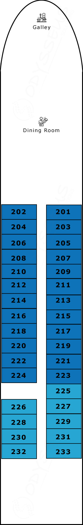 Sapphire Deck plan