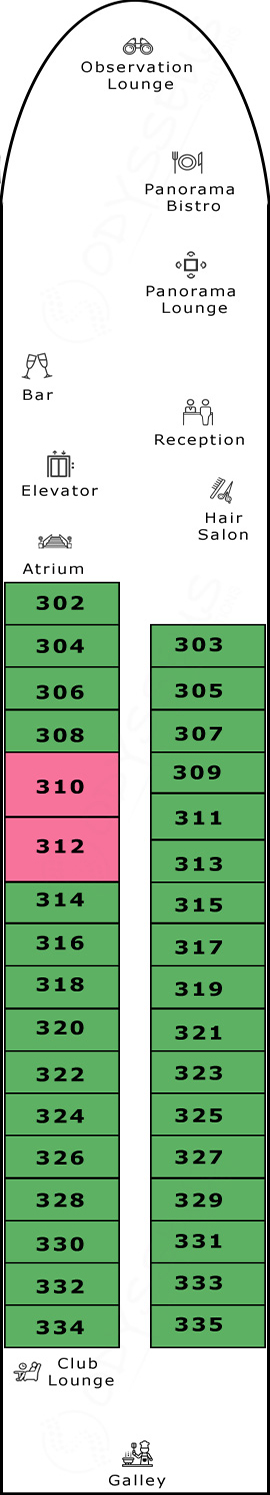 Royal Deck plan