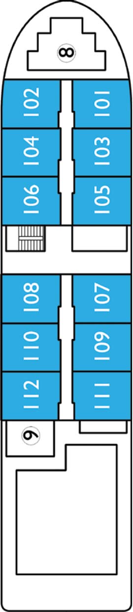 Mekong Deck plan