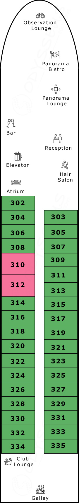 Royal Deck plan