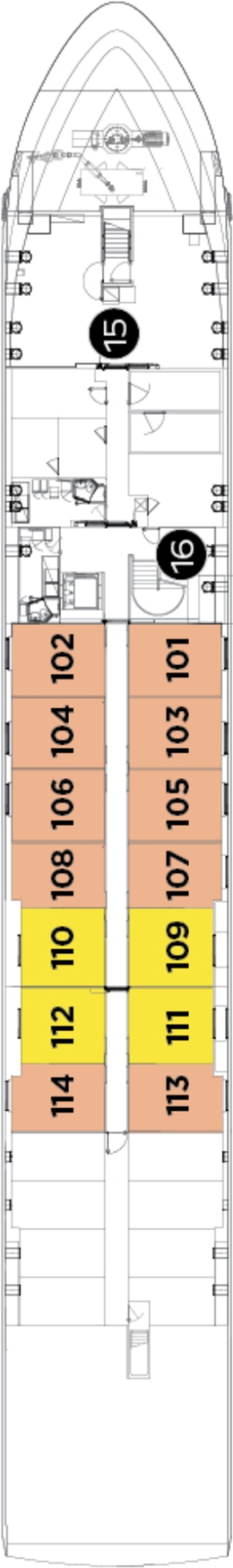 Indigo Deck plan