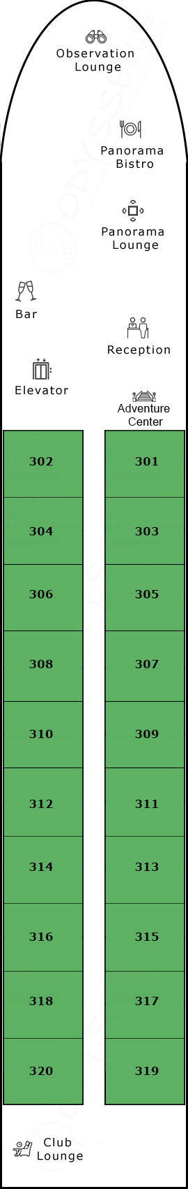 Royal Deck plan