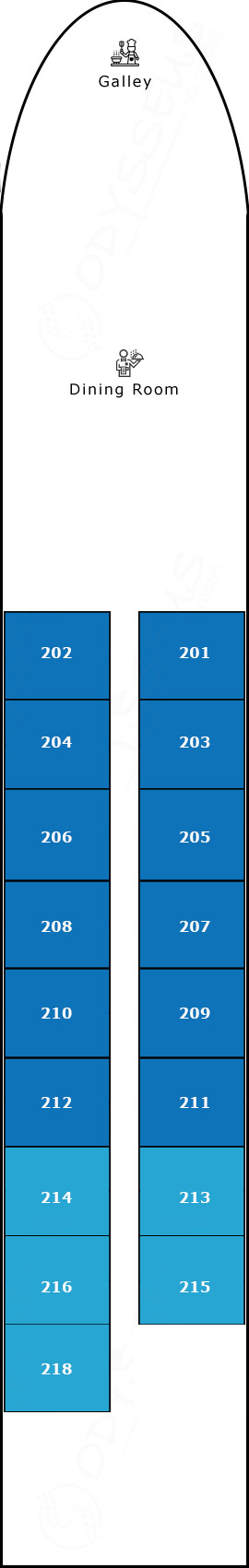 Sapphire Deck plan