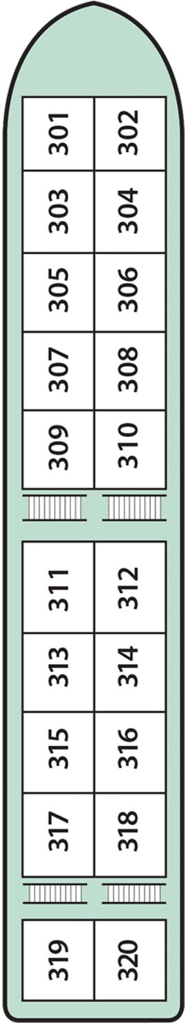 Upper Deck plan