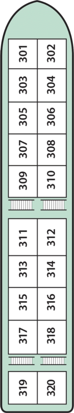 Upper Deck plan