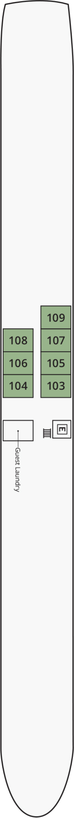 Moselle Deck plan