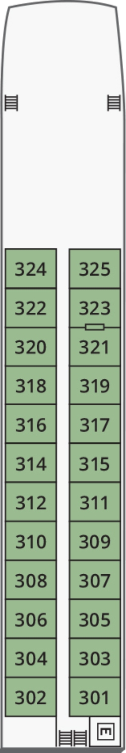 Danube Deck plan