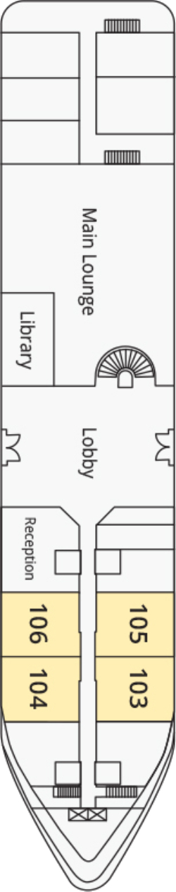 Cairo Deck plan