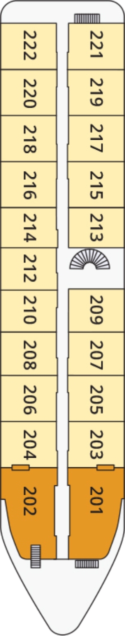 Pharoah Deck plan